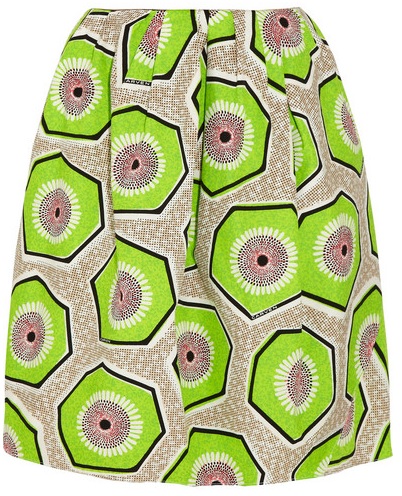 Carven, Printed Cotton Skirt, $550