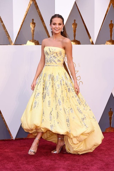 Alicia Vikander Oscars 2016