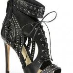 B Brian Atwood,
Lusia Open-Toe Ankle Boots, $495