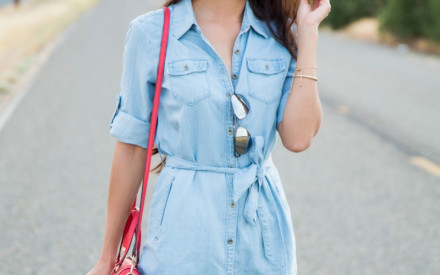 How-to-wear-a-chambray-shirt-dress-Stylishlyme_Fotor